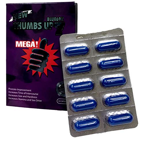 Thumbs Up 7 Blue 69K 10 Capsules Best Male Enhancing Natural Performance Capsules Most Effective Natural Amplifier for Performance, Energy, and Endurance (10 Cap)