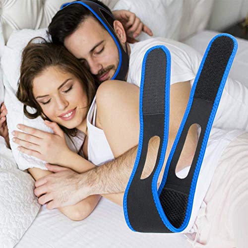 Anti Snoring Chin Strap,Snoring Solution Anti Snoring Devices Effective Stop Snoring Chin Strap for Men Women Adjustable Snore Reduction Chin Straps Snore Stopper Advanced Sleep Aids for Better Sleep