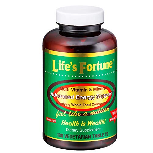 Life's Fortune Multivitamin & Mineral All Natural Energy Source Supplying