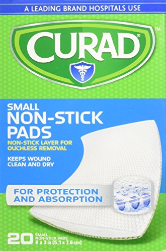 Curad Non-Stick Pads - CUR47396RB , 2 X 3 Inch(5.1 x 7.6 cm), 20 Count