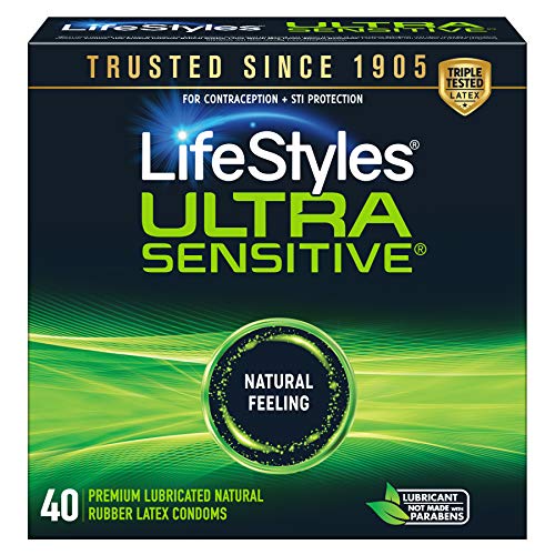 LifeStyles Ultra Sensitive Condoms, 40ct