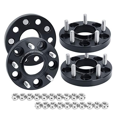 KSP 5x4.5 Wheel Spacers for Compass Patriot 2007-2015,20mm(3/4') Forged Hubcentric Spacer Thread Pitch 12mmx1.5 Hub bore 67.1mm fit Escape 2001-2012,Fusion 2005-2012 so on