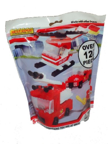 Best-lock Fire Dept Construction Toys