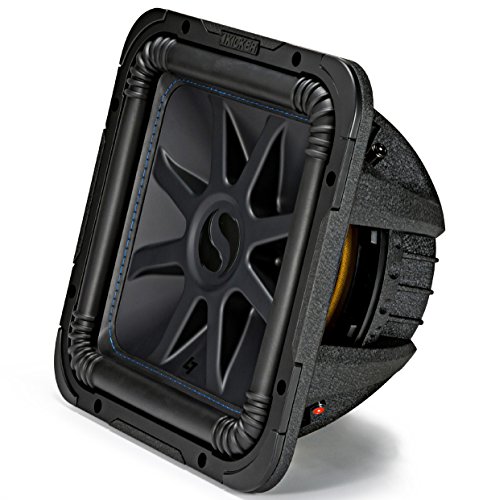 Kicker L7S12 Car Audio Solo-Baric 12 Subwoofer Square L7 Dual 4 Ohm Sub 44L7S124 (Renewed)