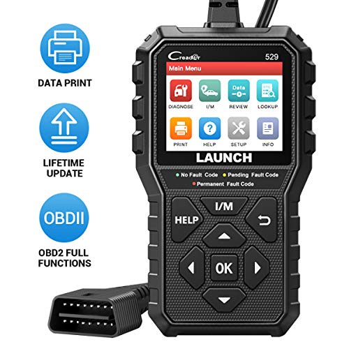LAUNCH OBD2 Scanner CR529 Code Reader with Full OBD2 Function, Automotive Diagnostic Scan Tool for Check Engine Light, Pass Emission Test, Advanced Version of 319
