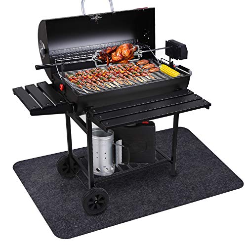 Fasmov Grill Mat for Gas or Electric Grill - 30' W x 4'L- Size Extra Large Grill Pad