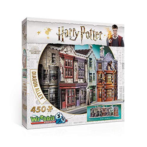 WREBBIT 3D Diagon Alley 3D Jigsaw Puzzle (450 Pieces) (W3D-1010)