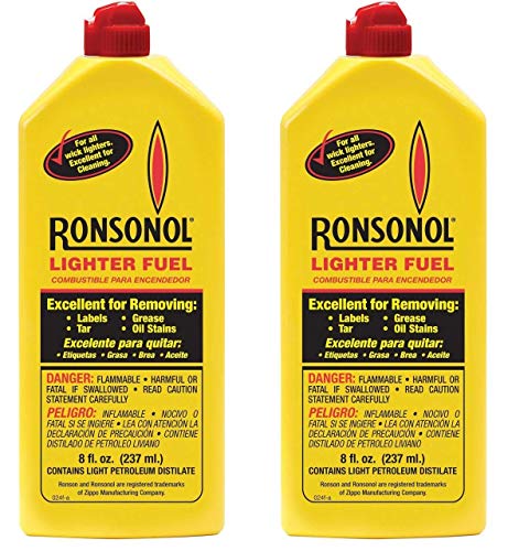 Ronson 8 Ounce Ronsonol Lighter Fuel (2-Pack)