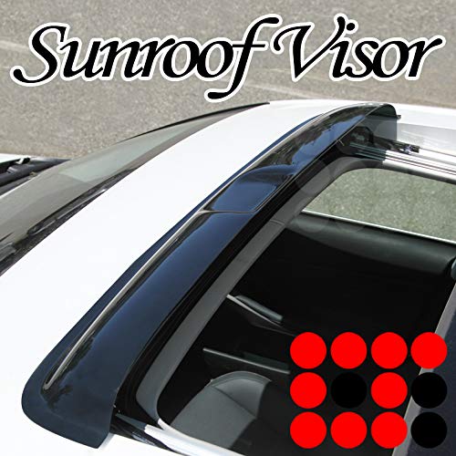 LT Sport 35' Moonroof Visor Sunroof Vent Wind Deflector Top Window 2mm Sun Shield