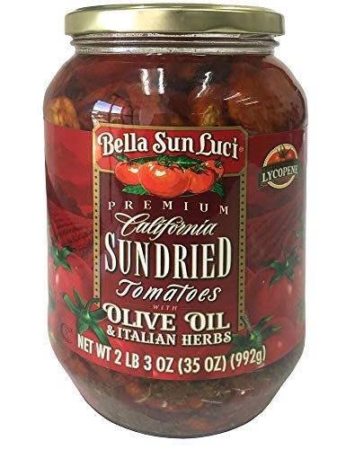 35 oz Bella Sun Luci Sun Dried Tomatoes Halves in Olive Oil