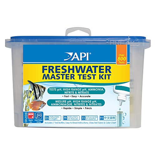 API FRESHWATER MASTER TEST KIT 800-Test Freshwater Aquarium Water Master Test Kit, White, Single