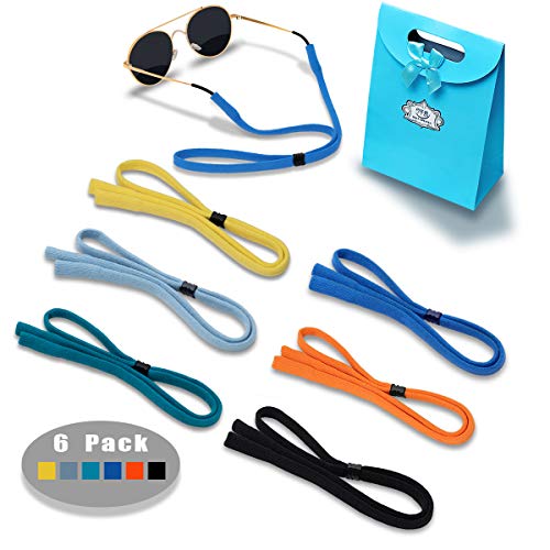 Eyeglasses Holder Strap Cord - Sunglasses Eyewear Retainer-Glasses Cord Lanyard - 6 Pack