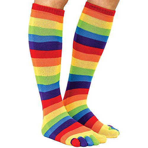 Foot Traffic, Toe Socks, Rainbow