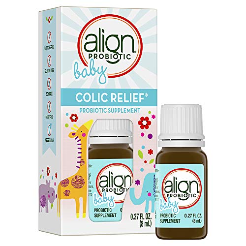 Align Baby & Infant Probiotic Drops, 25 Servings of Colic Relief - Helps Soothe Fussiness and Crying