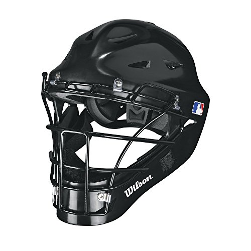 Wilson Prestige Catcher's Helmet, Black, Small/Medium