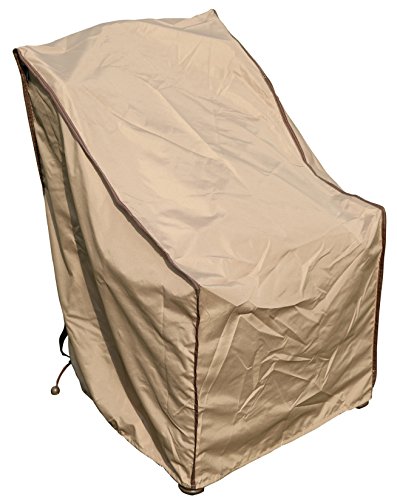 SORARA Single Porch Leisure Chair Cover Outdoor Patio Furniture Cover, Water Resistant, 28.7'' L x 25'' W x 34'' H, Brown