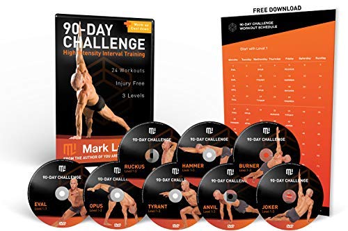 MARK LAUREN Workout DVD - Bodyweight 90-Day Challenge | Total Fitness Bodyweight Exercise Program 