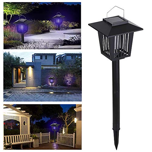 Lixada Solar Landscape Spotlights,2-in-1 Waterproof Solar Powered LED Light Electric Lamp for Yard Garden Driveway Porch Walkway Pool Patio