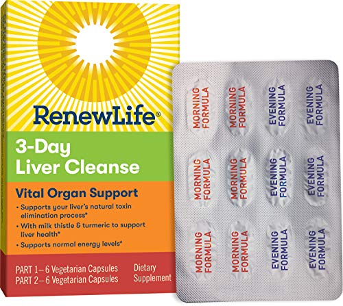 Renew Life Cleanse, Adult, 3-Day Liver Cleanse, Dietary Supplement, 2-Part; (Pack May Vary) (Package May Vary)