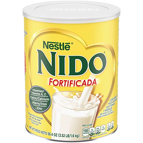 NESTLE NIDO Fortificada Dry Milk 56.4 Ounce Canister (Pack of 1)