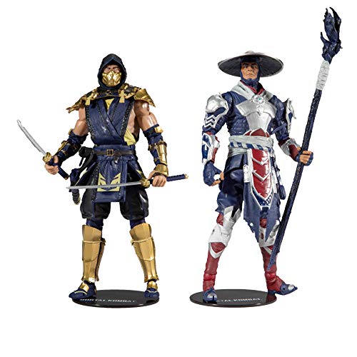 McFarlane Toys Mortal Kombat Scorpion and Raiden 7' Action Figure Multipack