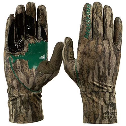 Mossy Oak Lightweight Hunting Gloves for Men, Bow Hunting Gloves, Non-Insulated