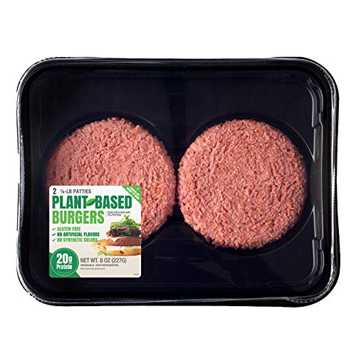 Plant-based Burger Patties, 8 Ounce (6 Pack, 12 Patties Total)