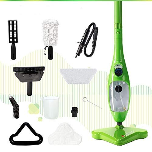 H2O Mop X5 Basic Mop 5 in 1 All Purpose Hand Held Steam Cleaner for Home Use, with 11 Piece Accessory Kit