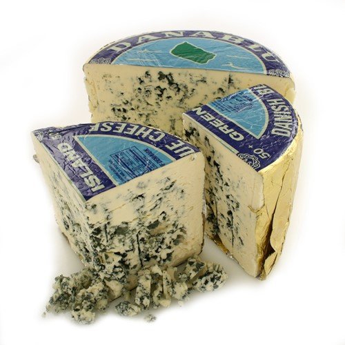 igourmet Green Island Danish Crumbly Blue Cheese - Pound Cut (1 pound)