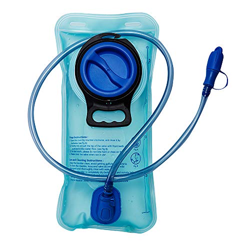 Hydration Bladder, 2 Liter Upgraded Leak-Proof Water Bladder, BPA Free Water Reservoir for Hydration Pack