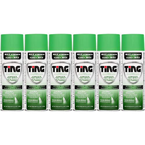 Ting Antifungal Spray Powder 4.50 oz ( Pack of 6)
