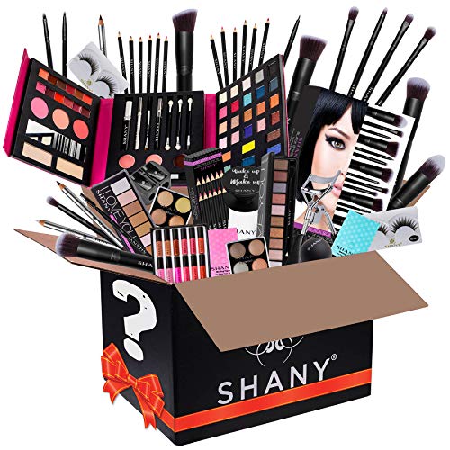 SHANY Gift Surprise - AMAZON EXCLUSIVE - All in One Makeup Bundle - Includes Pro Makeup Brush Set, Eyeshadow Palette,Makeup Set or Lipgloss Set and etc. - COLORS & SELECTION VARY
