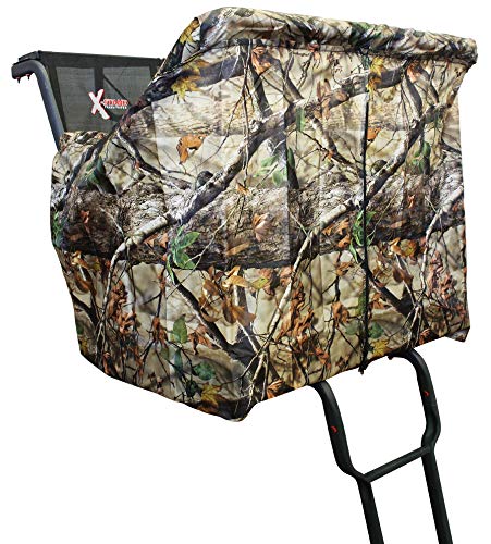 X-Stand Treestands Two Person Ladderstand Blind Two-Person Ladderstand Hunting Blind Kit, Black