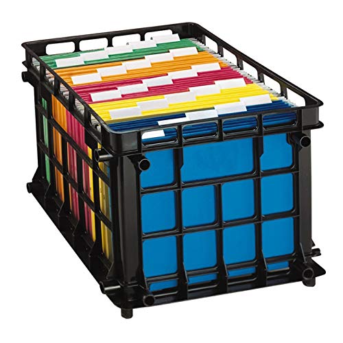 Pendaflex - ESS27570 File Crate, Black, 1 Crate (27570)
