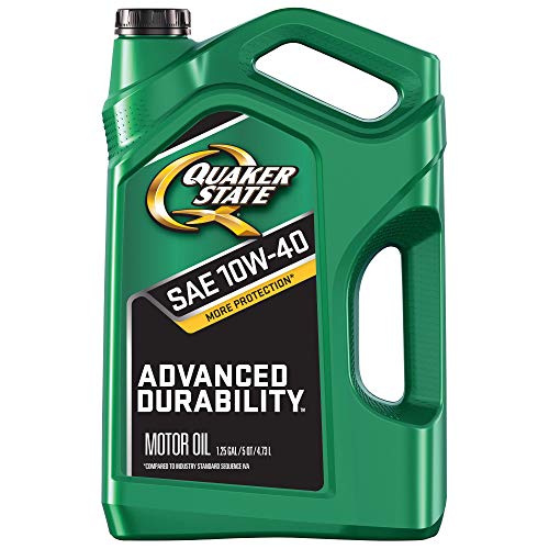 Quaker State Advanced Durability Conventional 10W-40 Motor Oil (5-Quart, Single Pack)