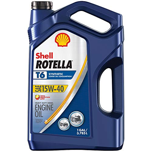 Rotella T6 Full Synthetic 15W-40 Diesel Engine Oil (1-Gallon, Case of 3)