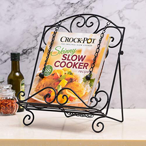 Adjustable Book Cookbook Rack Kitchen Easel Stand With Metal Book Holder Bible Stand Recipe Stand Art Display Cookbook Holder
