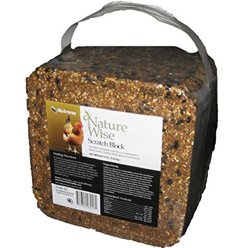 21 LB. - NUTRENA - Nature Wise Scratch Block - SUPPLEMENT FOR FREE RANGING POULTRY - With Oyster Shells