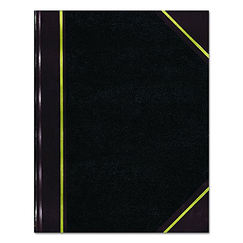 NATIONAL Texhide Series Record Book, Black, 10.375' x 8.375', 300 Pages (56231)