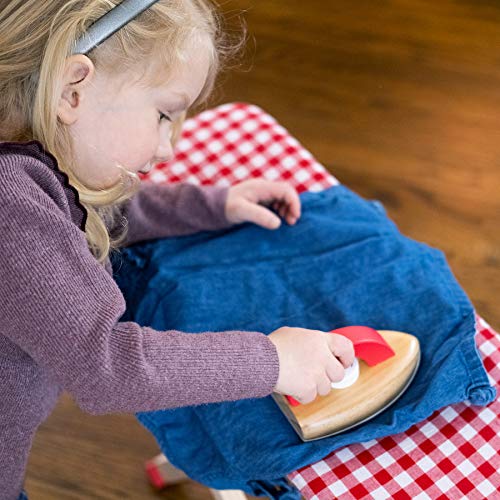 Fat Brain Toys Ironing Board with Iron - No More Wrinkles! Ironing Set Imaginative Play for Ages 3 to 9