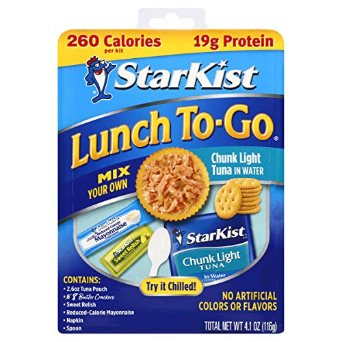 StarKist Lunch To-Go Chunk Light Pouch - Mix Your Own Tuna Salad - (Packaging 4.1 Ounce (Pack of 12)