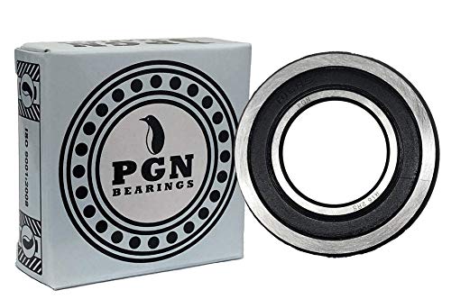 (2 Pack) PGN - R16-2RS Sealed Ball Bearing - C3 Clearance - 1'x2'x1/2' - Lubricated - Chrome Steel
