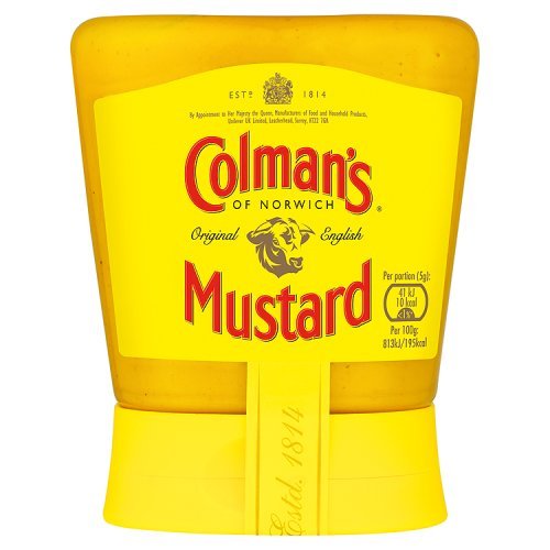 Colman's Original English Squeezy Mustard Imported From The UK England The Best Of British Mustard