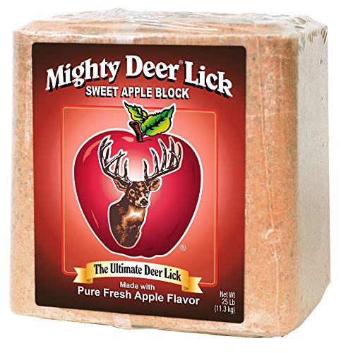 Mighty Deer Lick 25 LB Sweet Apple Block