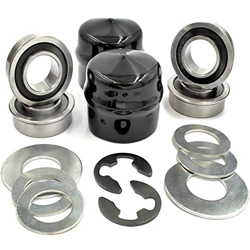 HD Switch (4 Pack) Front Wheel Bushing to Bearing Conversion Kit Replaces Craftsman, Sears, AYP, Poulan, Husqvarna 9040H - 9040-H - OEM Upgrade