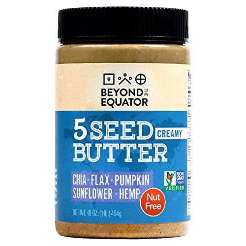 Beyond the Equator 5 Seed Butter - Nut Free, Low Carb, Keto, Non-GMO - Creamy 1 pack