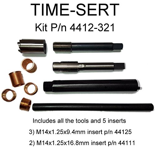 TIME-SERT M14x1.25 Spark Plug Thread Repair kit p/n 4412-321