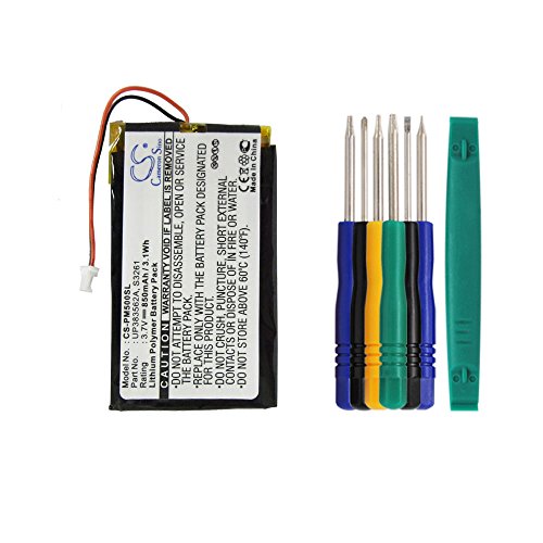 Cameron sino 850mAh Li-Polymer Rechargeable Battery UP383562A S3261 Replacement For Palm M515 M500 M505 Handheld PDA With Tools Kit