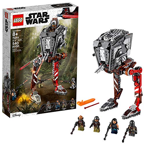 LEGO Star Wars AT-ST Raider 75254 The Mandalorian Collectible All Terrain Scout Transport Walker Posable Building Model (540 Pieces)