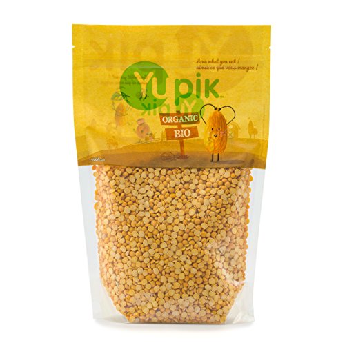 Yupik Organic Split Yellow Peas, 2.2 Pound